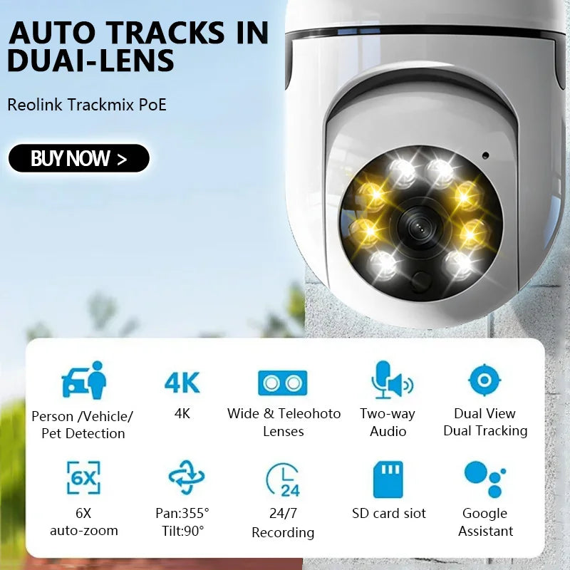 Cámara WiFi 360º HD con Visión Nocturna App Móvil